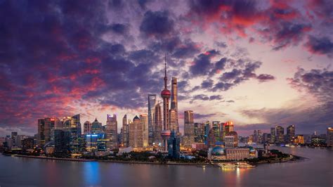 3840x2160 Shanghai City China 4k Wallpaper Hd City 4k Wallpapers