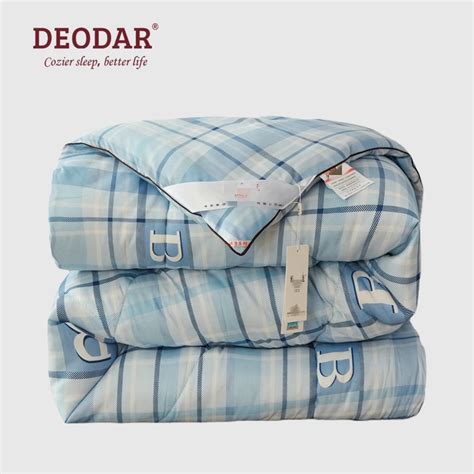 Deodar Autumn Winter Thickened Double Quilt Microfiber Filled Brushed Skin Friendly Fabric Warm