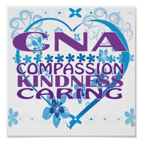 В академии читают два курса: CNA- Certified Nursing Assistant Poster | Zazzle.com