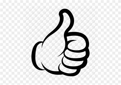 Thumb Cartoon Thumbs Up Png Free Transparent Png Clipart Images Download