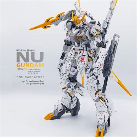 Bandai namco entertainment will be publishing this awesome new ip and new details about it just got released. Custom 1/100 Nu Gundam Barbatos Weapons System by ...