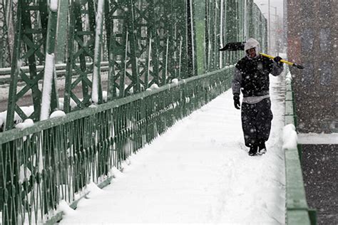 Late Snowstorm Hits Winter Weary Northeast