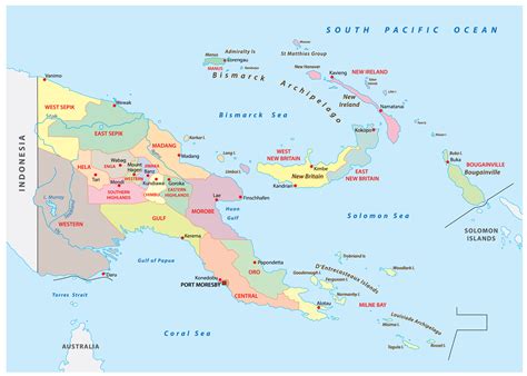 Although it is surrounded by central province, where port moresby is also the capital, it is technically not a part of that province. Papua New Guinea Maps & Facts - World Atlas