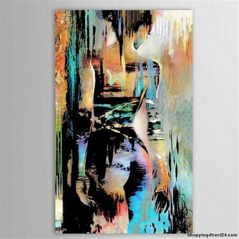 Abstract Graffiti Nude Oil Paintings On Canvas Large Ink Sexy Etsy