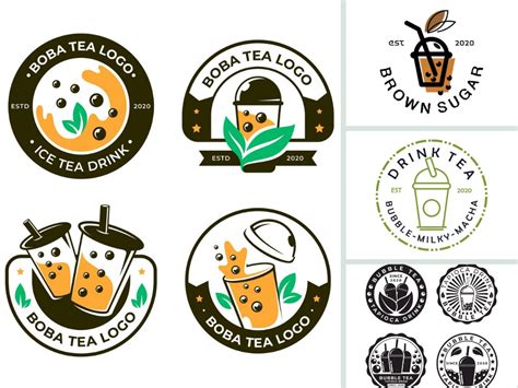 Thiết Kế Mẫu Logo Trà Sữa đẹp Với Nhiều Bối Cảnh Phù Hợp