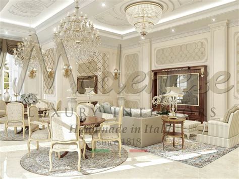 Classic Luxury Furniture For Elegant Baroque Italian Design Project