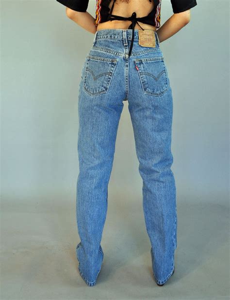 Vintage Levis 80s High Waist Jeans Womens Levi 512 Denim