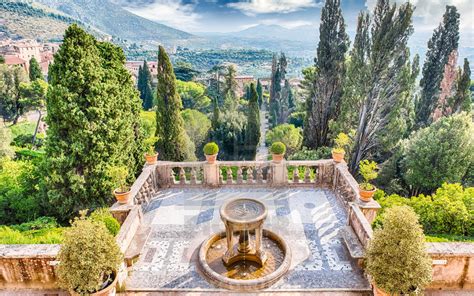 The Renaissance Gardens οf The Villa Deste In Rome Italy — Barbara