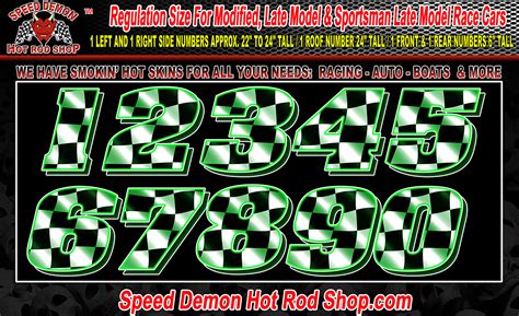 It can fire missiles to wreak absolute havoc on your enemies, and by using the spy. Checkered Flag Race Car Number Kits Green Double Digits ...