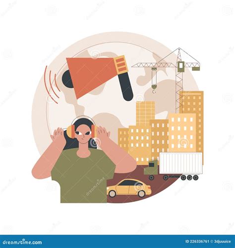 Noise Pollution Abstract Concept Vector Illustration Stock Vector Illustration Of Pollution