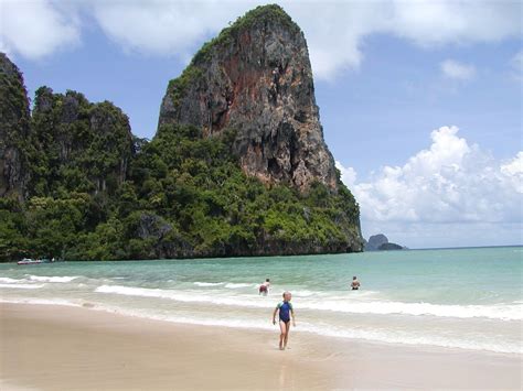 Railay Bay Krabi Thailand A Favourite Holiday Spot Of Ours As It Wasnt