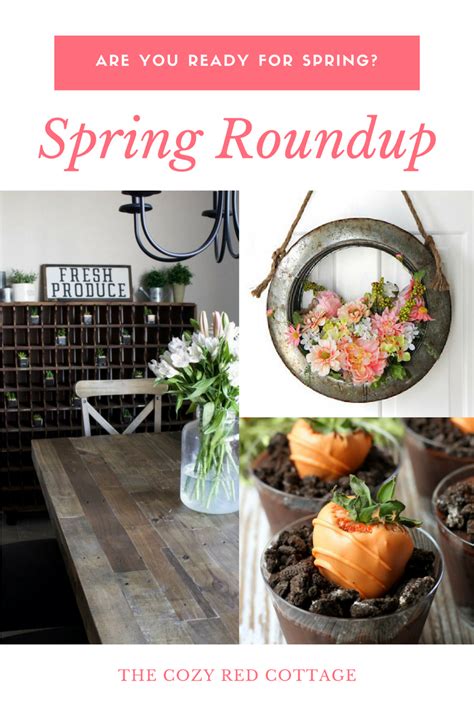 The Cozy Red Cottage Weekend Roundup Spring Edition