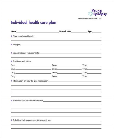 11+ Healthcare Plan Templates - PDF, Word | Free & Premium ...