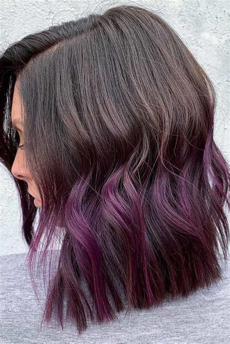 plum hair color coloring