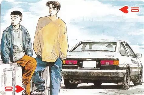 Initial D Artbook Scans In Initial D Book Art Initials