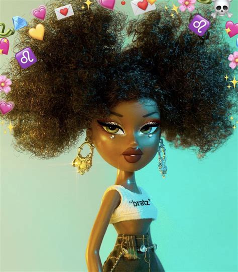 Baddie Black Bratz Doll With Curly Hair Hair Style Lookbook For Trends And Tutorials