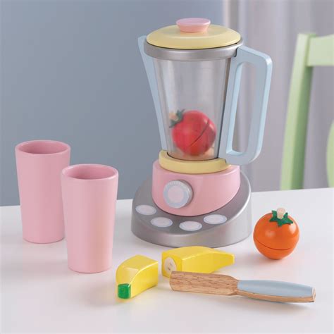 Kids play kitchen set allows your kids to be as imaginative as they can be. Kid Kraft Pastel Smoothie Set - 63305 (With images) | Kids ...