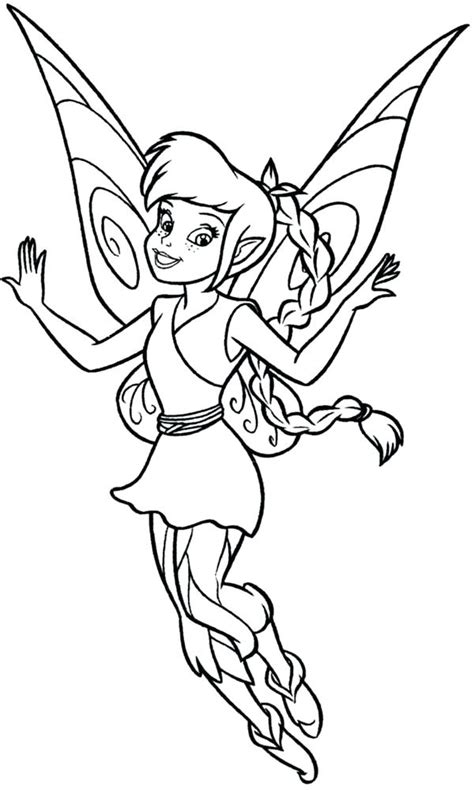 Top 25 free printable tinkerbell coloring pages online. Silvermist Fairy Coloring Pages at GetDrawings | Free download