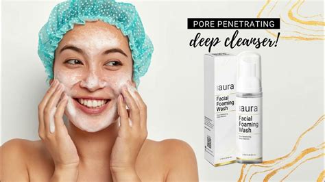 아우라 Aura Facial Foaming Wash Deep Cleanser Pore Penetrating Youtube