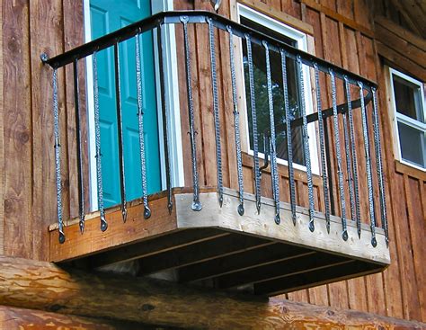 This balcony railing was installed on a texas barndominium or barn that has been converted into a residential space. balcony railing - Members - I Forge Iron