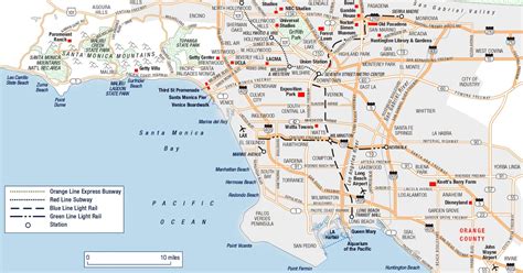 Los Angeles Maps The Tourist Maps Of La To Plan Your Trip