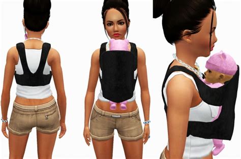 Baby Carrier By Shmoopiesims Sims