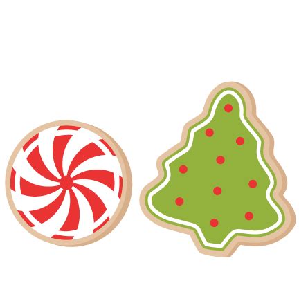 Browse and download hd cookie clipart png images with transparent background for free. Christmas Cookies scrapbook clip art christmas cut outs for cricut cute svg cut files free svgs ...