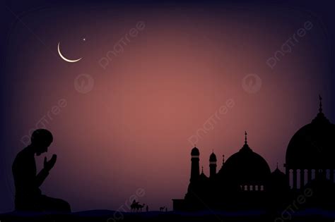 Mosque Silhouette Allah Arab Arabian Background Hijab Middle