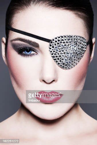 Beauty With Swarovski Eye Patch High Res Stock Photo Getty Images