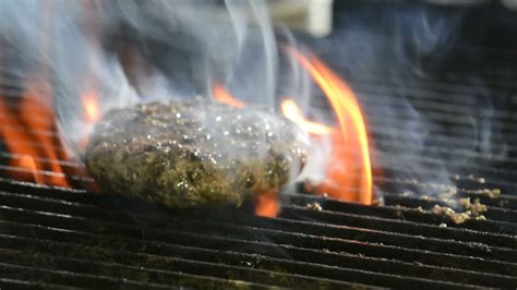 Flame broiled burger 1384743 Stock Video at Vecteezy