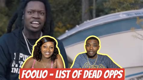 Foolio List Of Dead Opps Official Music Video Reaction Youtube