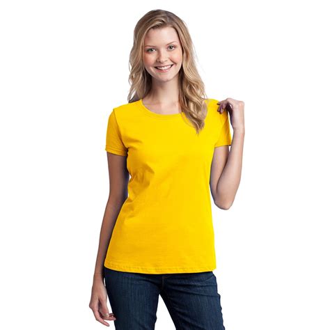 Fruit Of The Loom L3930 Ladies Heavy Cotton Hd T Shirt Yellow