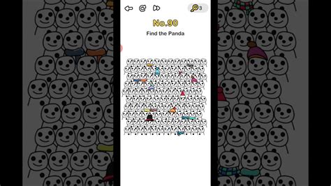 Watch the video below or look at our image and bullet point below for a quick reference! Brain Out Level 90 - Find the Panda - YouTube