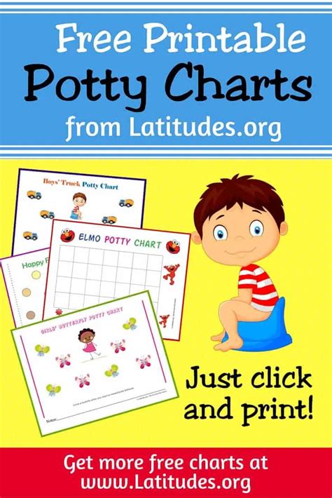 Free Printable Potty Training Charts For Boys And Girls Acn Latitudes