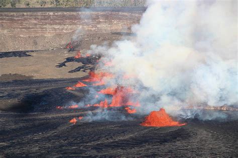 A New Eruption Began At Kilauea In Halemaumau Crater Volcanoes And