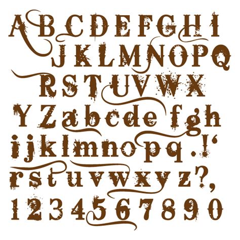 The package euscript will load a different calligraphic alphabet, euler script, designed by. 9 Western Cowboy Alphabet Fonts Images - Free Cowboy Western Fonts ...