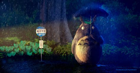 Totoro In Rain On Behance