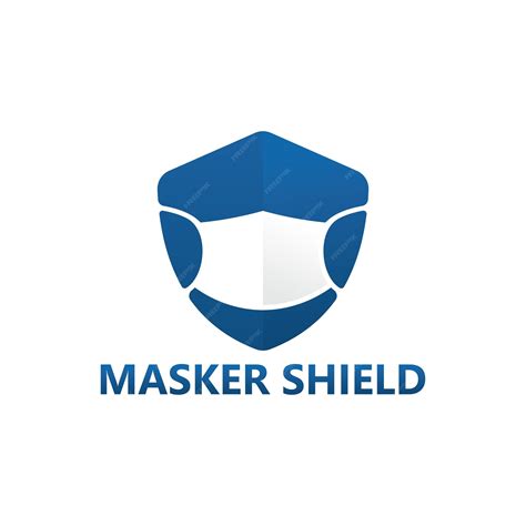 Premium Vector Masker Shield Logo Template Design