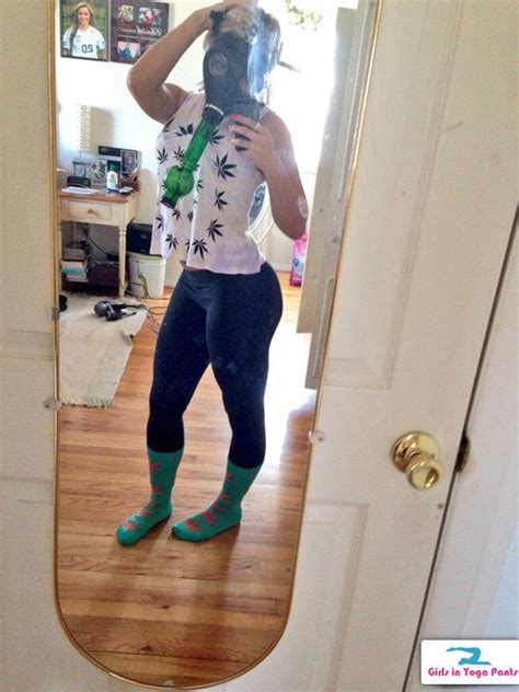 Celebrating 4 20 With A Cute Stoner Girls In Yoga Pants