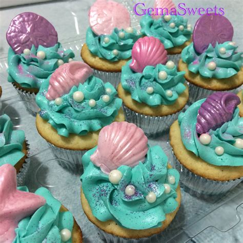 Under The Sea Mermaid Cupcakes By Gema Sweets My Creations