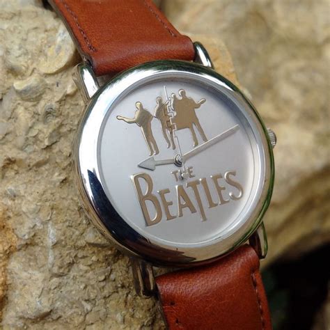 Beatles Watch Limited Edition Apple Corps Ltd With Wooden Guitar