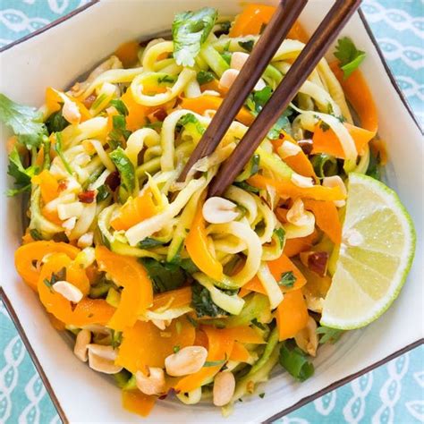 A Crowd Favorite Colorful Zoodle Pad Thai Recipe Pad