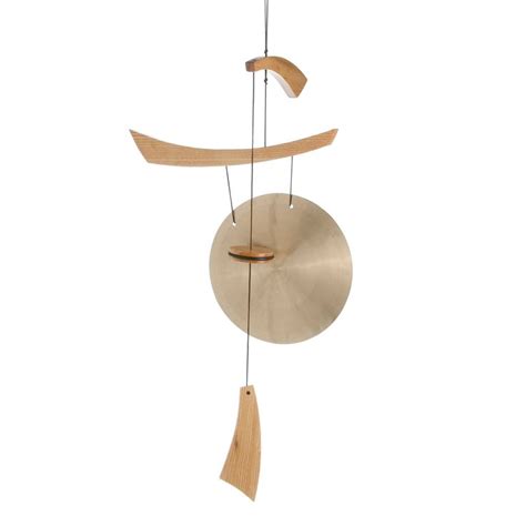 Woodstock Natural Emperor 345 Inch Gong Woodstock Wind Chimes Gong