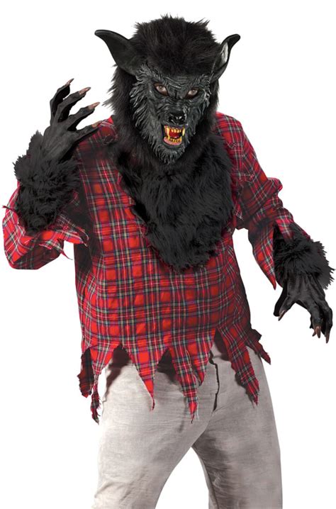 Howling Werewolf Big Bad Wolf Adult Halloween Costume Ebay