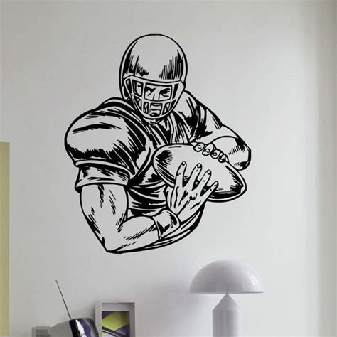 Shop Quarterback Drawing American Football Player Vinyl ... Learn to draw a football player.