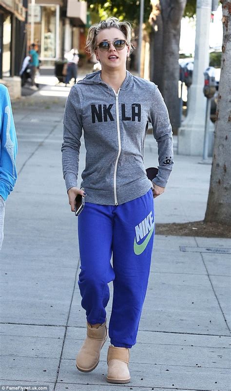Kaley Cuoco Steps Out After Her Favourite Yoga Class Daily Mail Online