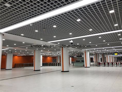 China High Quality Black Color Mm Mm Aluminum Grid Ceiling China Grid Ceiling