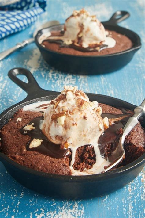 Double Chocolate Skillet Brownies For Two Bake Or Break