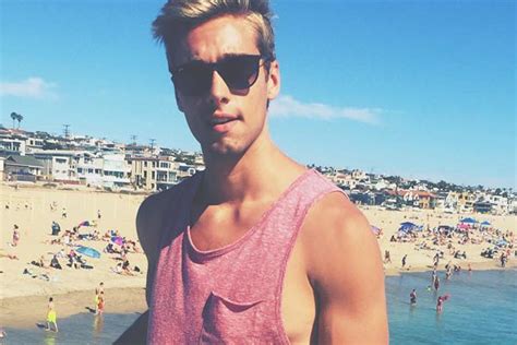 Shirtless Austin North Gets Wiped Out By Waves While Boogie Boarding Austin North Shirtless