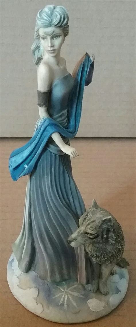 Jessica Galbreth Wolf Maiden Statue Fantasy Greek Statue